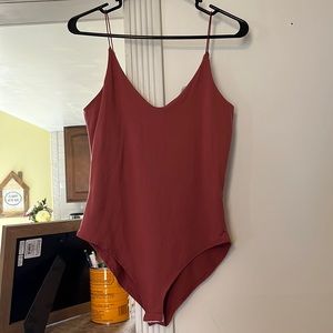 Mauve body suit || Brand: Gaze || Size M